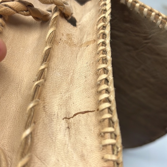 Vintage Python Snakeskin and Natural Leather Shoulder Bag - Picture 14 of 14